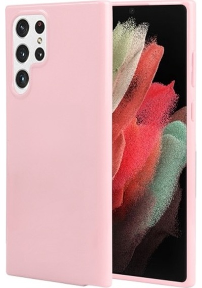 Smcase Samsung Galaxy Uyumlu S22 Ultra 5g Kılıf Lüks Premier Silikon Gold