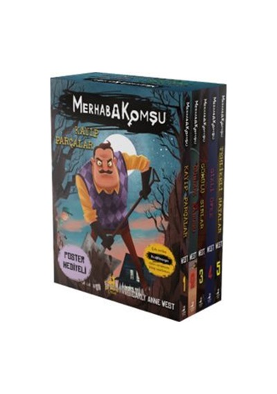 Merhaba Komşu 5 Kitaplık Kutulu Set / Carly Anne West