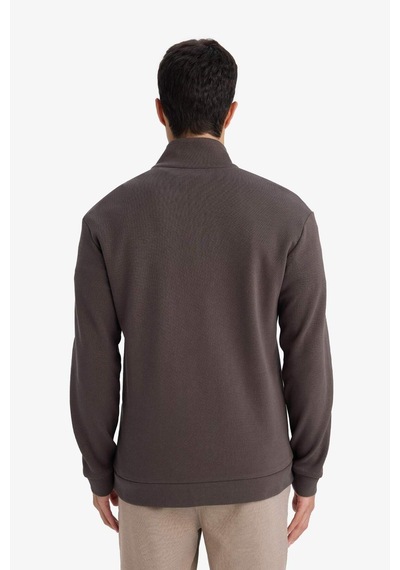 Defacto Regular Fıt Dik Yaka Sweatshirt F9855ax26spar212 Antrasit-ar212
