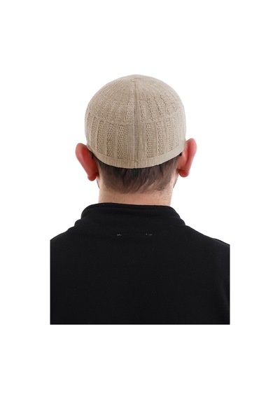 Bambu Namaz Takkesi - Bej Bej