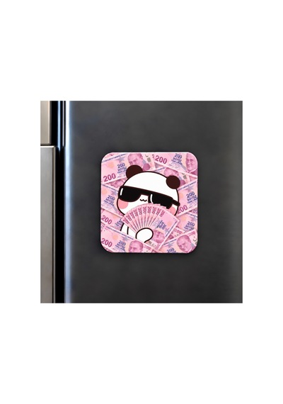 Dudu Bubu Fincan + Magnet + Bardak Altlığı Beyaz Beyaz