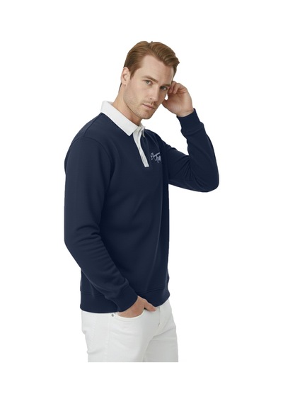 Deepsea Erkek Lacivert Relax Fit İçi Polarlı Polo Yaka Sweatshirt Pamuklu Kalın Sweatshirt 2600762 Lacivert Deepsea Erkek Lacivert Relax Fit İçi Polarlı Polo Yaka Sweatshirt Pamuklu Kalın Sweatshirt 2600762 Lacivert