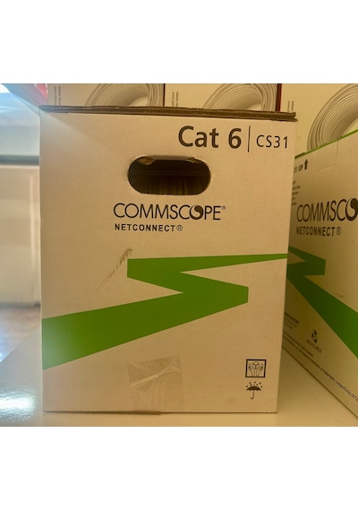 Commscope Cat 6 Halogen Free Utp 23awg Lszh 305 Metre Beyaz Cs31