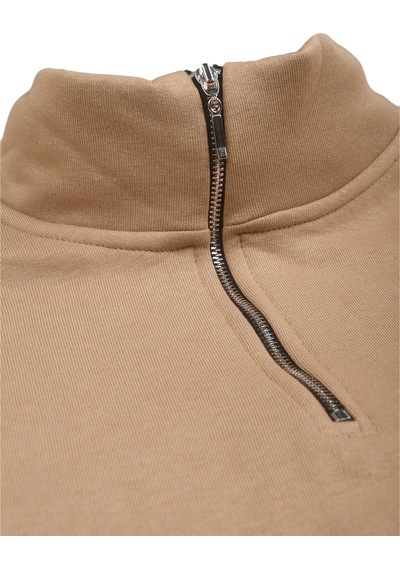Rizzup Erkek Camel Relax Fit İçi Polarlı %100 Pamuk Yarım Fermuarlı Dik Yaka Sweatshirt 2600760 Rizzup Erkek Camel Relax Fit İçi Polarlı %100 Pamuk Yarım Fermuarlı Dik Yaka Sweatshirt 2600760
