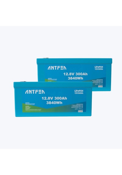Antfea 12.8v 300ah Abs Lityum Akü Akıllı Ekran Bluetooth Lifepo4 2 Adet