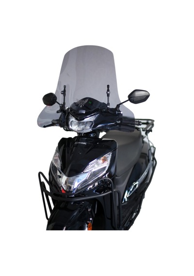 ABV Honda Aktiva El Korumalı Füme Tur Camı 59 x 72.5CM (23-25) + Bağlantı Ekipmanı