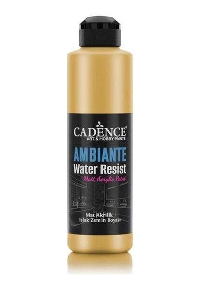Cadence Ambiente Islak Zemin Boyası 250 Ml Metalik Altın + 10 G Katalizör