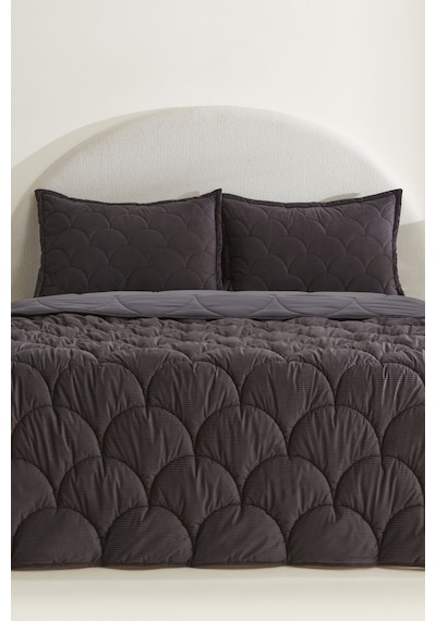 Karaca Home Cowrie Çift Kişiilk Luxury Comfort Set Antrasit