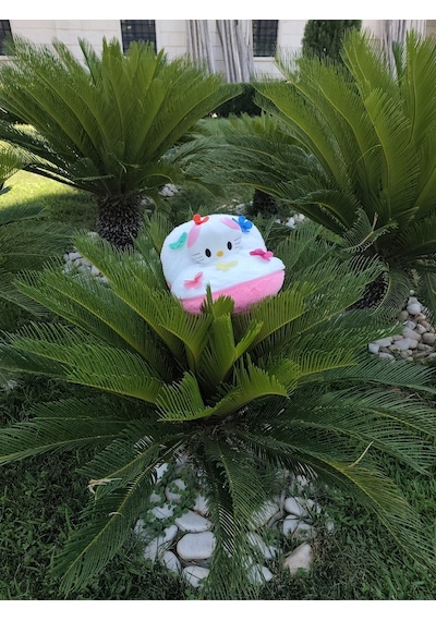 40 Cm Buket Çiçek Şeklinde Hello Kitty Stitch Stiç Peluş Oyuncak Hediye Pembe