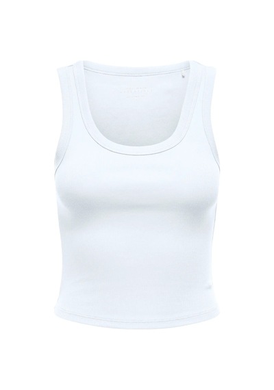 Only Onleasy S/l Tank Top Jrs Kadın Askılı Bluz 15315571 Beyaz