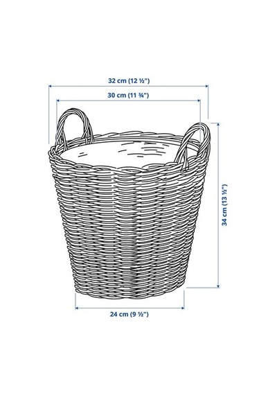 Ikea Flodbjörk Plastik Saksı, Kahverengi, Dış Mekan İçin Uygundur