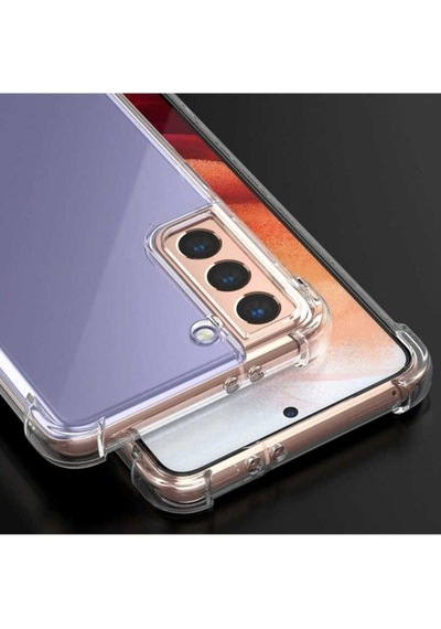 Galaxy S21 Plus Kılıf Zore Nitro Anti Shock Silikon Renksiz