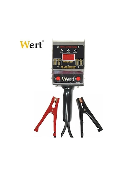 Wert 2658 Akü Test Cihazı Dijital Göstergeli