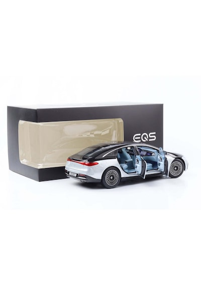 1:18 Ölçek Nzg 2022 Mercedes Benz Eqs Amg Lıne V297 Diecast Metal Minyatür Model Araba 25cm