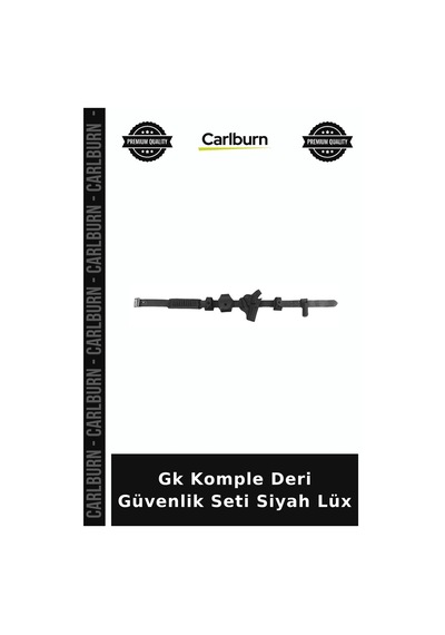 Gk Komple Deri Güvenlik Seti Siyah Lüx Koruyucu Ekipman Tehlikeli Görev