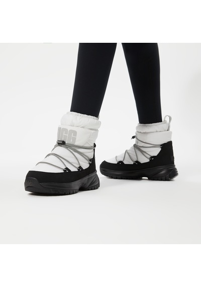 Ugg Yose Puffer Mid Kadın Beyaz Bot Düz 1131978 Beyaz