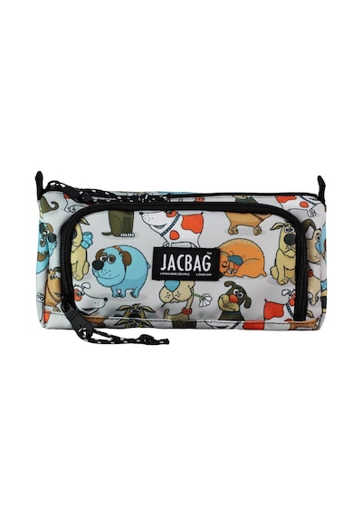 Jacbag Prıme Xl-lastik Ayraçlı İki Bölmeli Kalem Kutusu Neşeli Patiler Genel