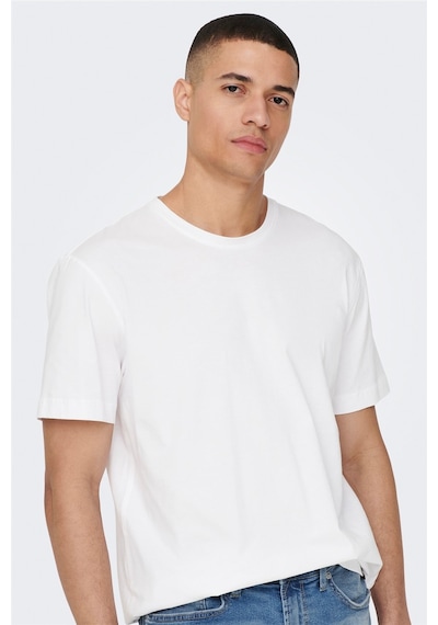 Onsmax Lıfe Ss Stıtch Tee Noos Erkek Beyaz T-shirt - 22025208 Beyaz