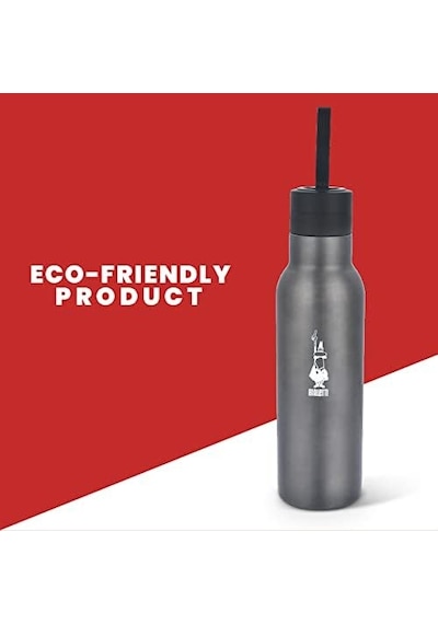 Bialetti - Termal Şişe - 500ml - Koyu Gri Renk - Paslanmaz Çelik - Çift Katmanlı - 12 Saat Sıcak 24 Saat Soğuk Tutar - Hava Geçirmez Vidalı Kapak Özelliği - Özel Silikon Conta Sayesinde Sızdırmaz Şişe Açık Beyaz Bialetti - Termal Şişe - 500ml - Koyu Gri Renk - Paslanmaz Çelik - Çift Katmanlı - 12 Saat Sıcak 24 Saat Soğuk Tutar - Hava Geçirmez Vidalı Kapak Özelliği - Özel Silikon Conta Sayesinde Sızdırmaz Şişe Açık Beyaz