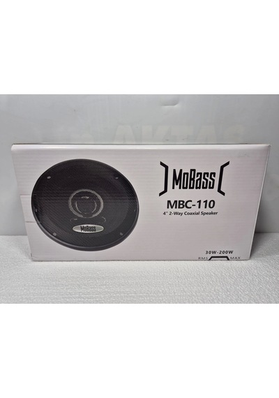 Mobass 10cm Hoparlör Mobass Mbc-110 - 200w Kapaklı , Tweeterli Torpido Ve Kapı Hoparlörü 10cm