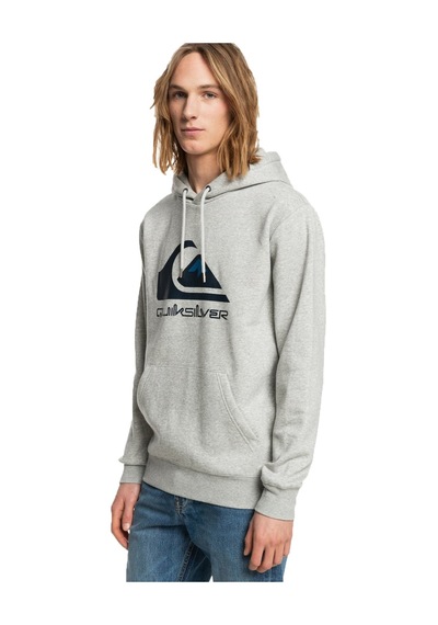 Quiksilver Big Logo Hoodie Erkek Sweatshirt Mavi XL