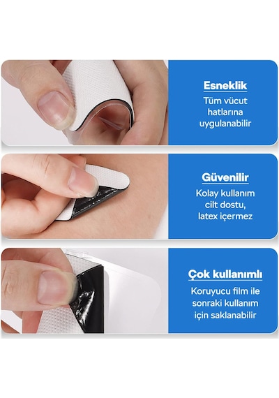 TıpTeknikMarket Tens Elektrodu 5x5cm 50 Li Paket ( Paket İçeriği 4 X 50 Paket )
