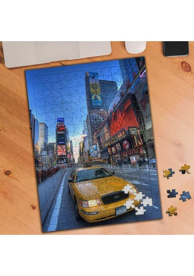 Amerika Caddesi Ve Binalar 240 Parça Puzzle Yapboz-ks699466