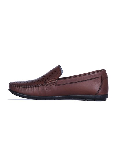 Balayk 023 Lz Deri Erkek Loafer Ayakkabı Kahverengi