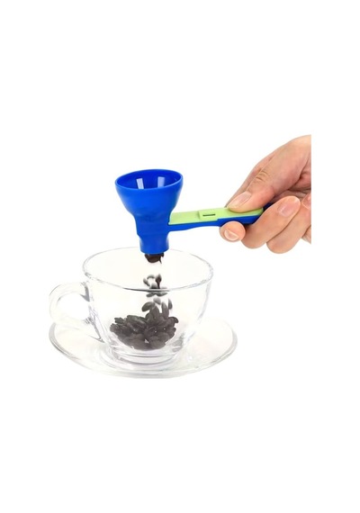 Sunup Sn-29959 Kaydırmalı Ayarlı 2in1 Mutfak Ölçü Kaşığı Mavi