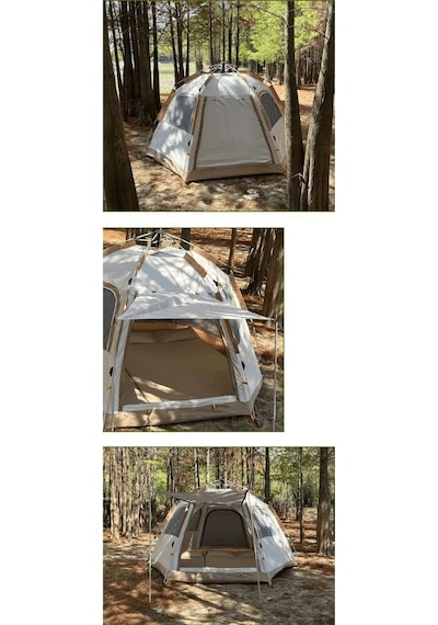 6 Kişilik Otomatik Çadır 280x240x155 Cm Çadır Çantalı Çadır - Su Geçirmez Çadır Sineklikli Çadır Çok Renkli
