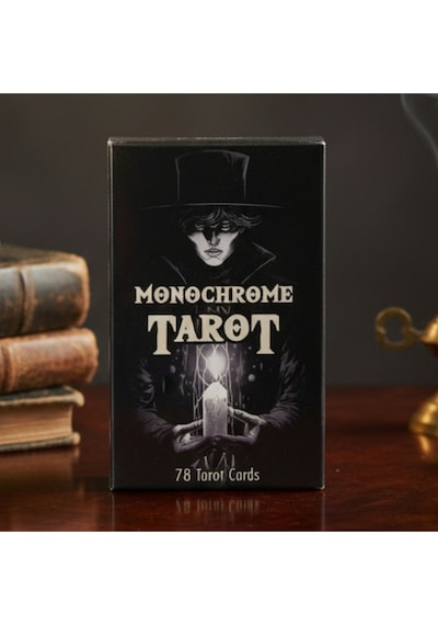 Monochrome Tarot 78 Kart İngilizce Tarot Destesi