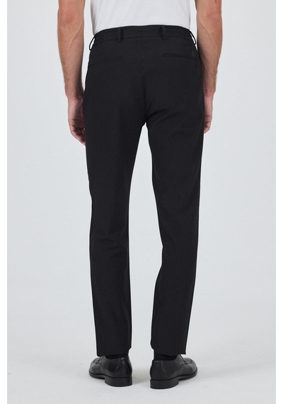 İmza Siyah Esnek Yandan Cepli Casual Comfort Fit Jogger Pantolon 1003250117 Siyah