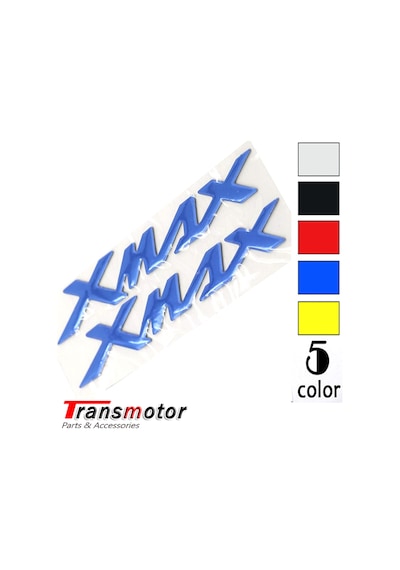 Xmax Metalik Damla Logo Amblem Seti Ithal Lli Gümüş