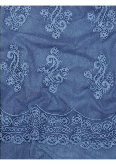 Bulalgiy Kadın Mavi Dantelli Elbise - Bga003794Ts