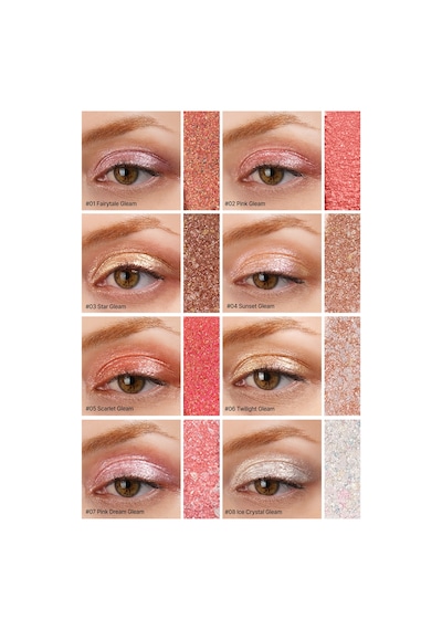 Cre'ars Mücevher Parlaklığında Yoğun Pigmentli Tekli Far Glitter Bomb Eyeshadow 11 Emerald Gleam