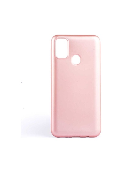Samsung Uyumlu Galaxy M30s Kılıf Zore Premier Silikon Kapak Rose Gold