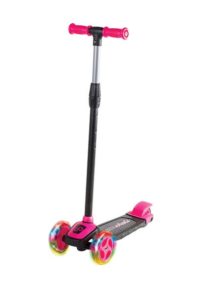 Işıklı Kademeli Scooter Pembe Pembe