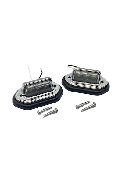 Plaka Lambası Ledli Nikel 76 43 Mm