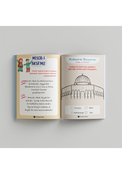 Çocuklar İçin Kudüs- Filistin Ajandam Çok Renkli
