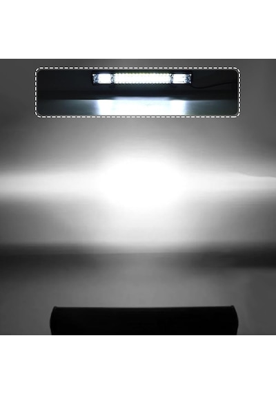 Cree Led Beyaz Turuncu 81 Cm Led Flaş Çakar Projektör Işık Çubuğu 5 Mod Off Road Spot Sel Kombo Delici Yayıcı Çalışma Lambası Pod Araç Kaput Tampon Ta