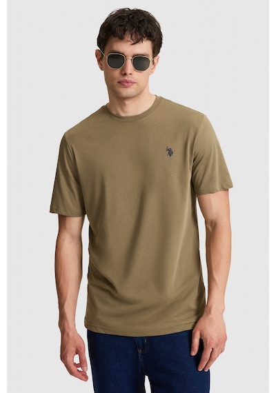 U.S. Polo Assn. U.s. Polo Assn. Erkek Haki Tişört Basic 50322312-vr027 U.S. Polo Assn. U.s. Polo Assn. Erkek Haki Tişört Basic 50322312-vr027