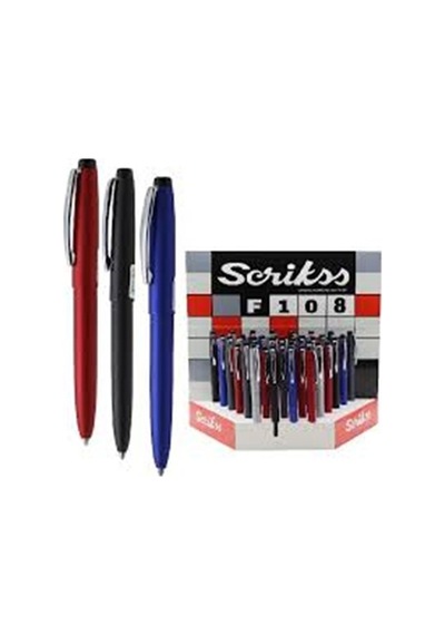 Scrikss Tükenmez Kalem 36 Lı F108 Çok Renkli