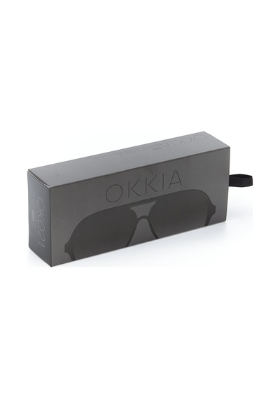 Okkia Alessio Unisex Güneş Gözlüğü Siyah