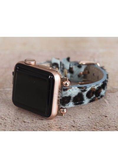 Apple Watch Uyumlu Deri Kordon 38-40-41mm Ferro Leo56n