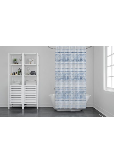 Zethome GÜNCE Banyo Duş Perdesi 3637 Tek Kanat 1x180x200 Çok Renkli
