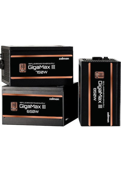 Zalman ZM750-GV3 Gigamax III 750 W 80 + Bronze Yarı Modüler Güç Kaynağı