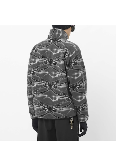 Salomon Salomon Fleece Slam Jam Erkek Sweatshirt Black Lc2719700 Çok Renkli
