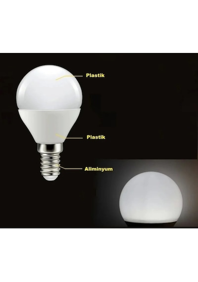 Cata Ct-4233 6w Led Ampul 6400k Soğuk Beyaz Işık Tasarruflu Uzun Ömürlü E27