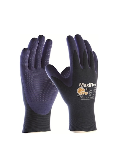Atg Maxiflex Elite 34-244 Avuç Kaplamalı Örgü Bilekli Eldiven