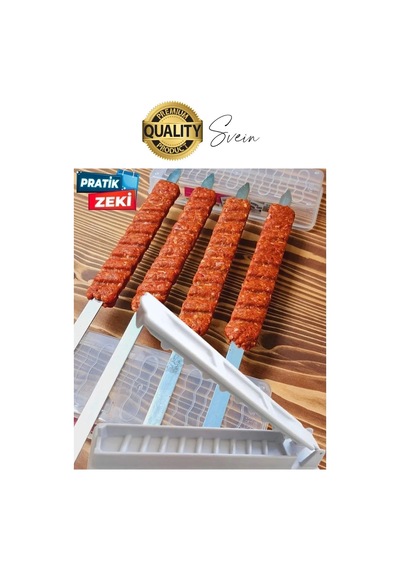 Pratik Kolay Hızlı Adana Urfa Şiş Kebap Yapma Kalıbı Kebapmatik Makinesi Et Hazırlama Aparatı Kutusu